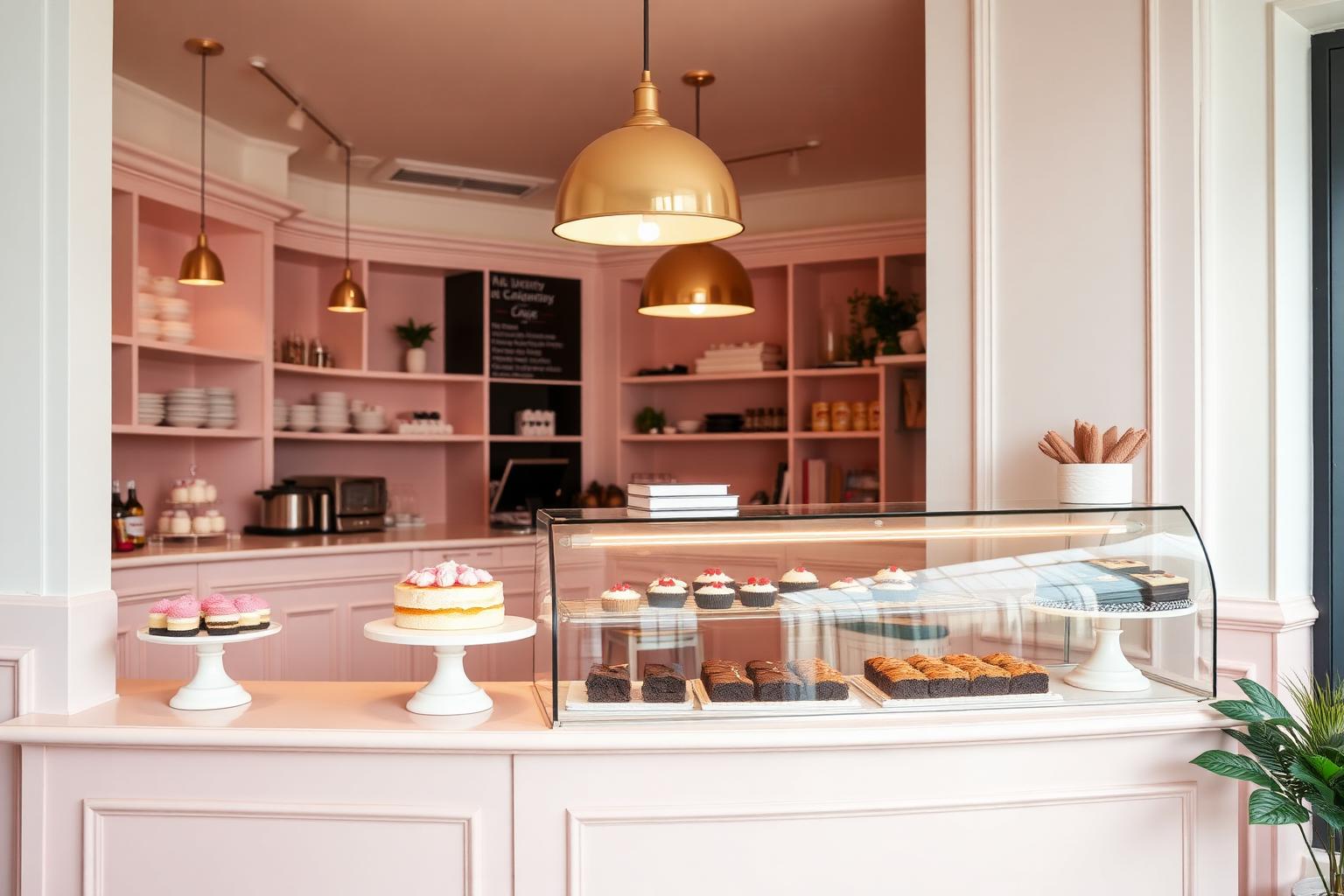 Inside the Rose Delight cake shop in Salford Shopping Centre